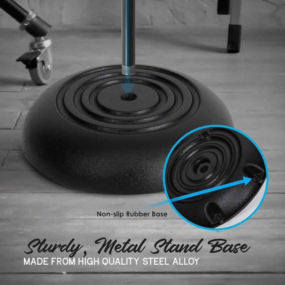 2 Pack Black Microphone Stands