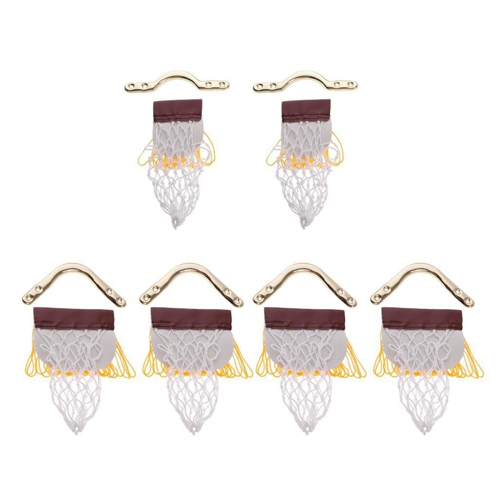 6 Pieces Children Pool Pockets Irons Bracket set four + 2