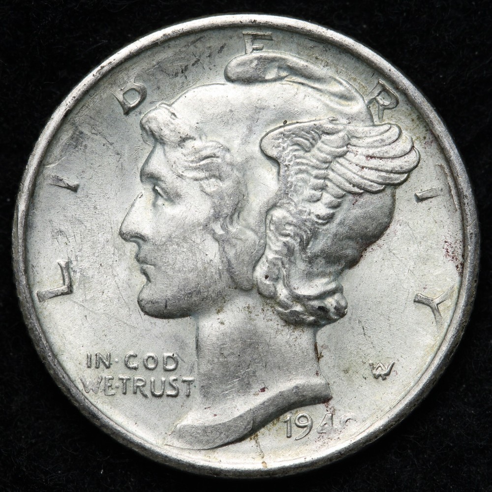 1940-S Mercury Silver Dime BU *UNCIRCULATED* MS E305 T