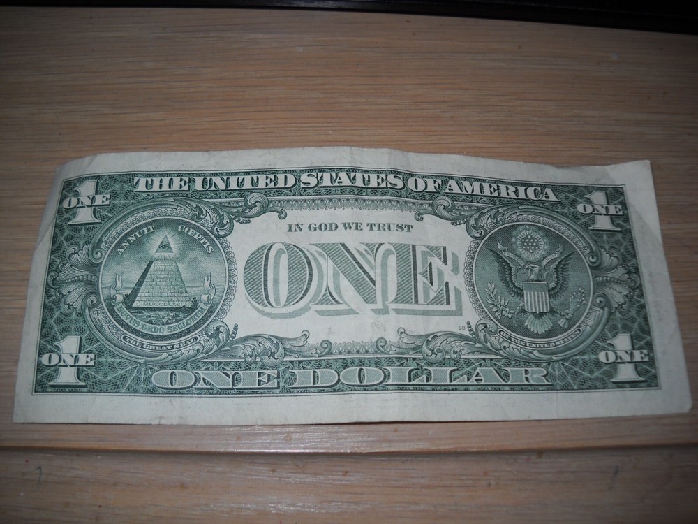 2017A ERROR $1.00 BILL