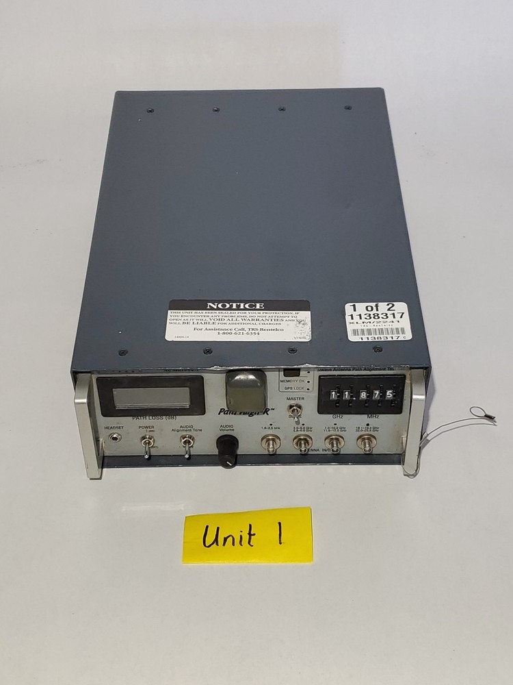 Set Of Two Pendulum 2241 PATH ALIGN-R Microwave Antenna Path Alignment Test Set