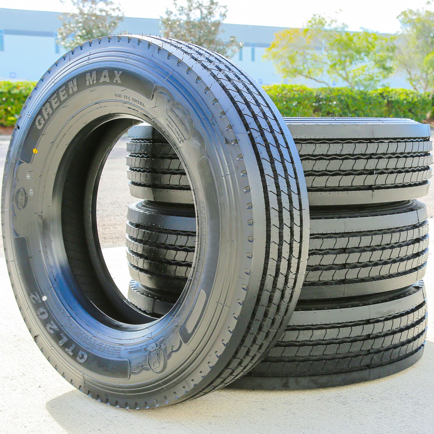 Tire Green Max GTL202 235/75R17.5 Load J 18 Ply Trailer Commercial
