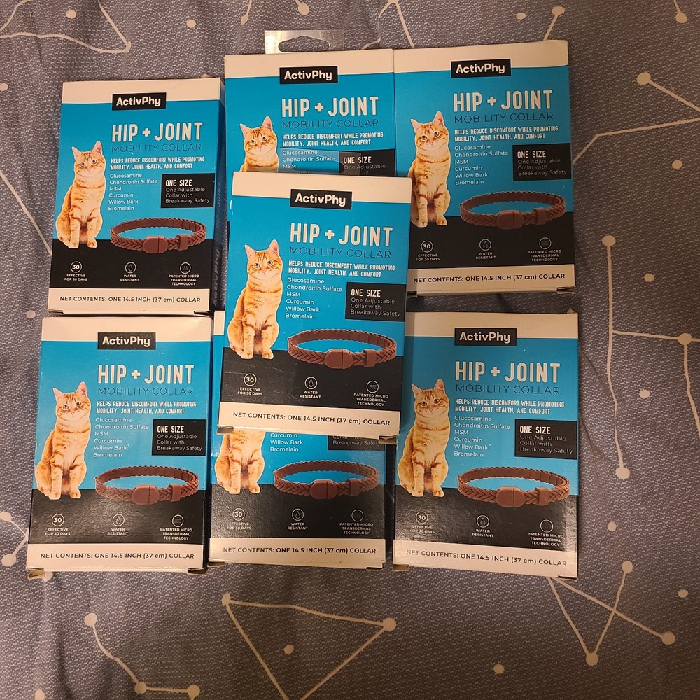 Activphy Hip And Joint Cat Supplement Collar