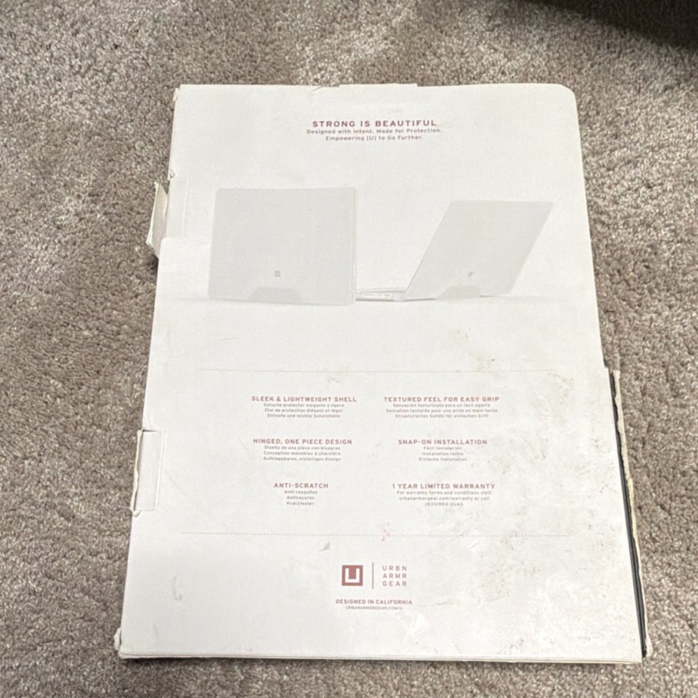URBAN ARMOR GEAR Dot Rigid Plastic Shell Case for MacBook Pro 14" Clear