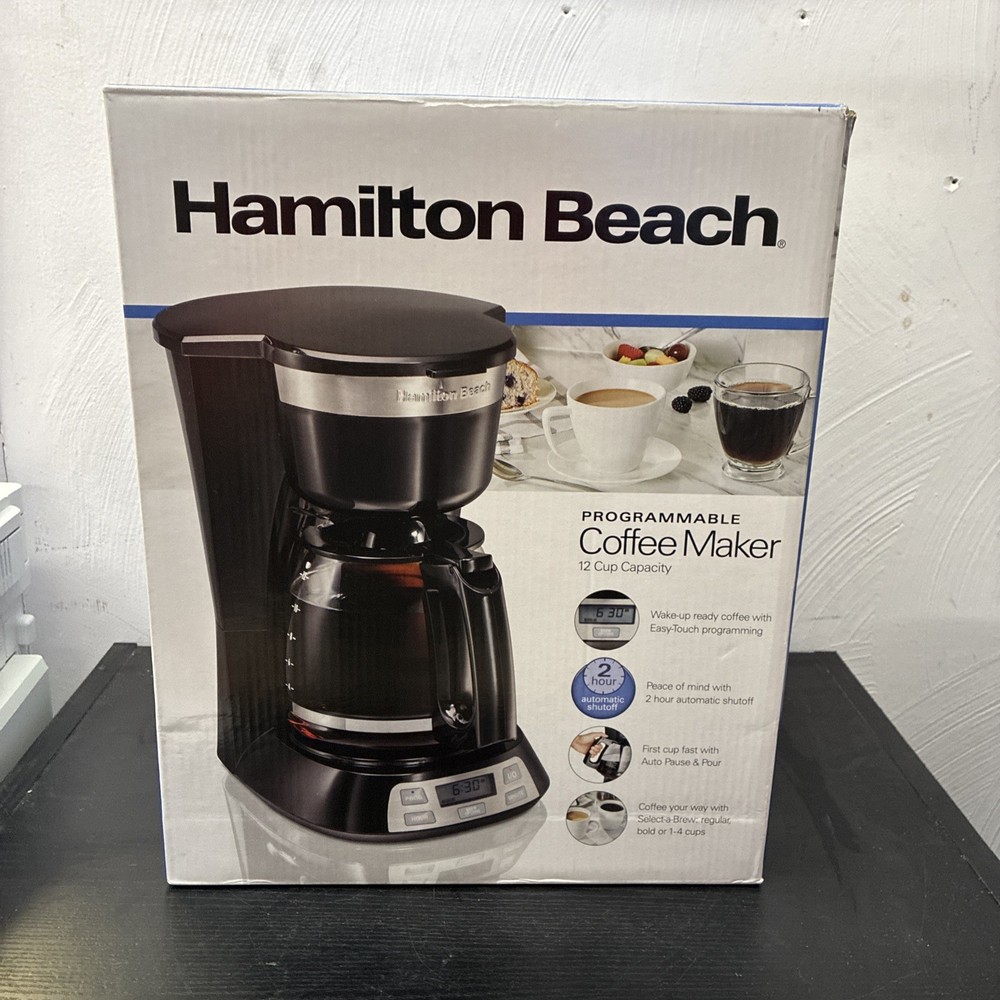 Hamilton Beach Programmable Coffee Maker 12 Cup 49632*