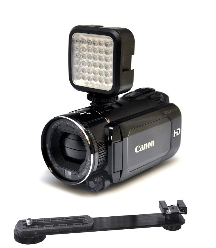 Compact Rechargeable LED Light Kit For Sony HDR-CX360