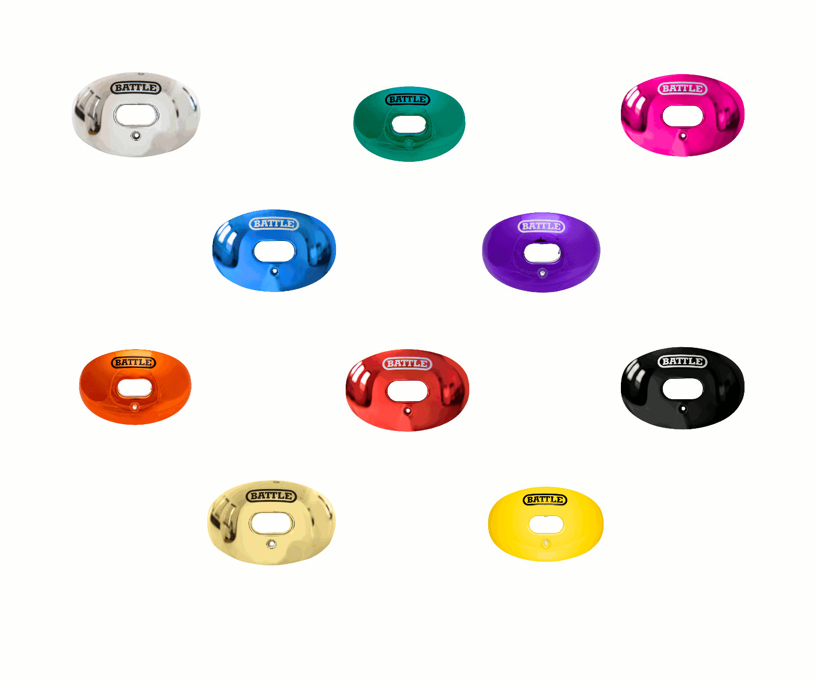 Battle Sports Chrome Oxygen Lip Protector Mouthguard