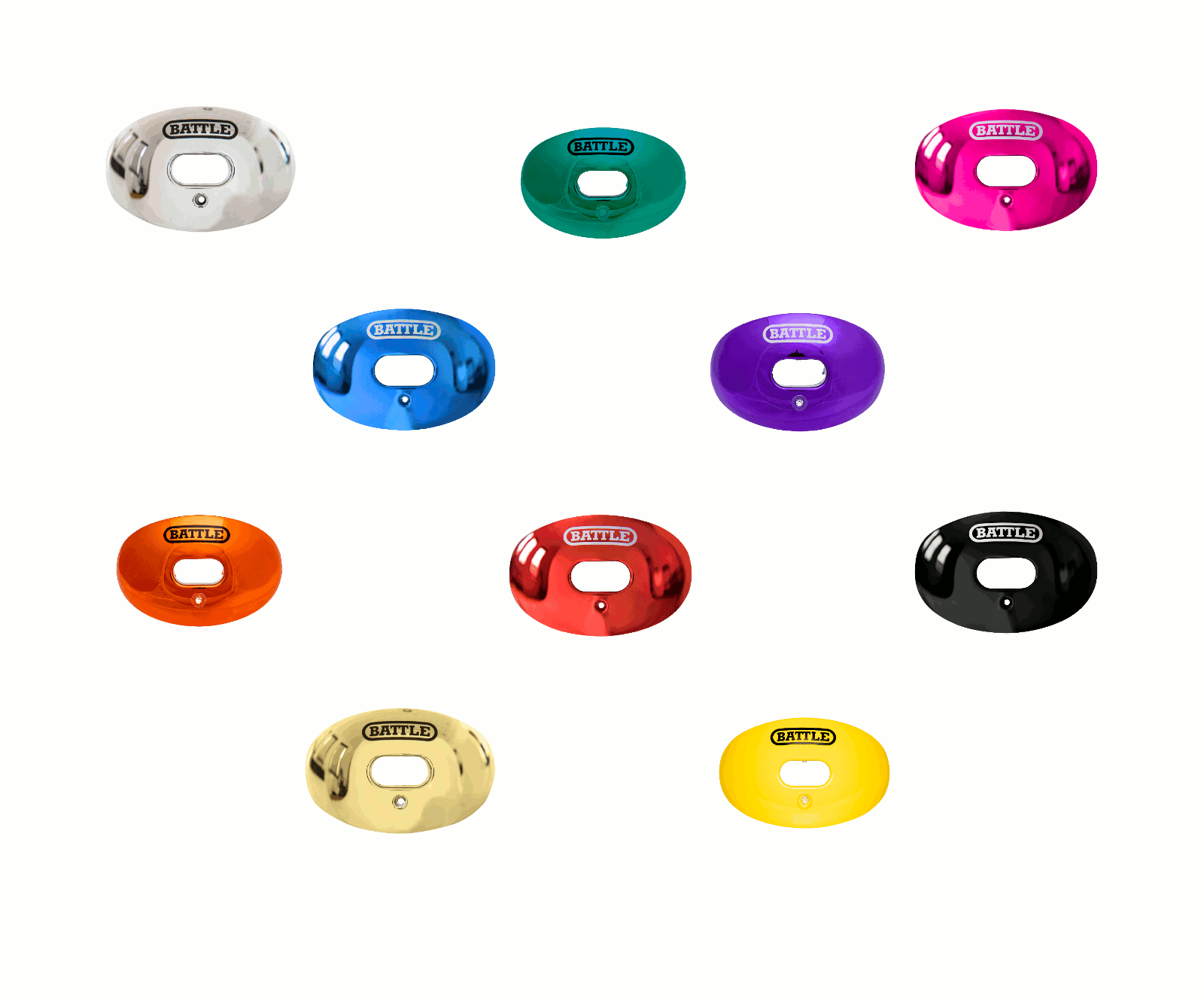 Battle Sports Chrome Oxygen Lip Protector Mouthguard