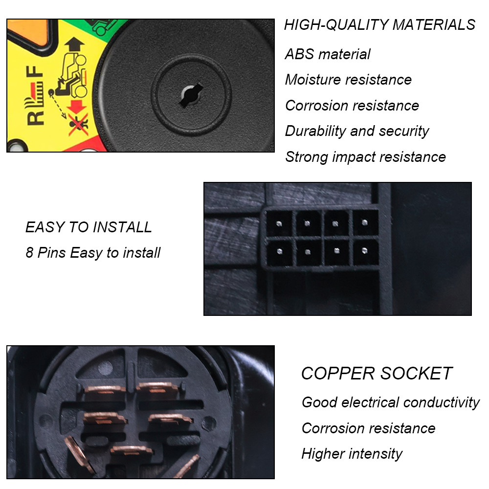 Ignition Switch w/Key 725-04227 925-06119 725-04227A 925-04227 for MTD Cub Cadet