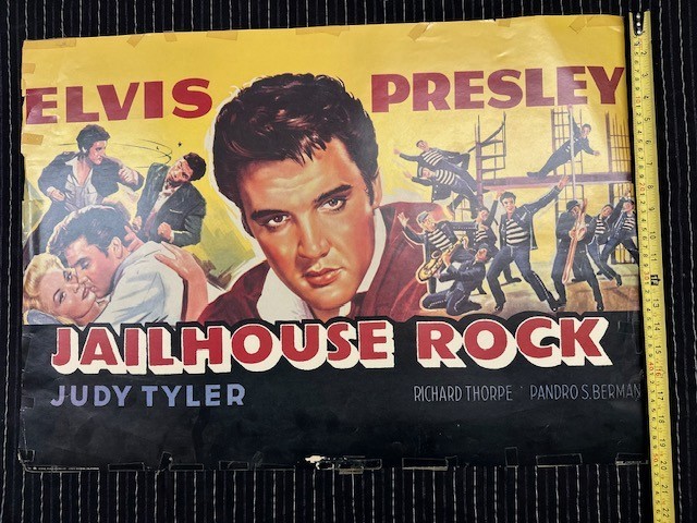 ELVIS PRESLEY JAILHOUSE ROCK POSTER 20''x28'' VERY RARE