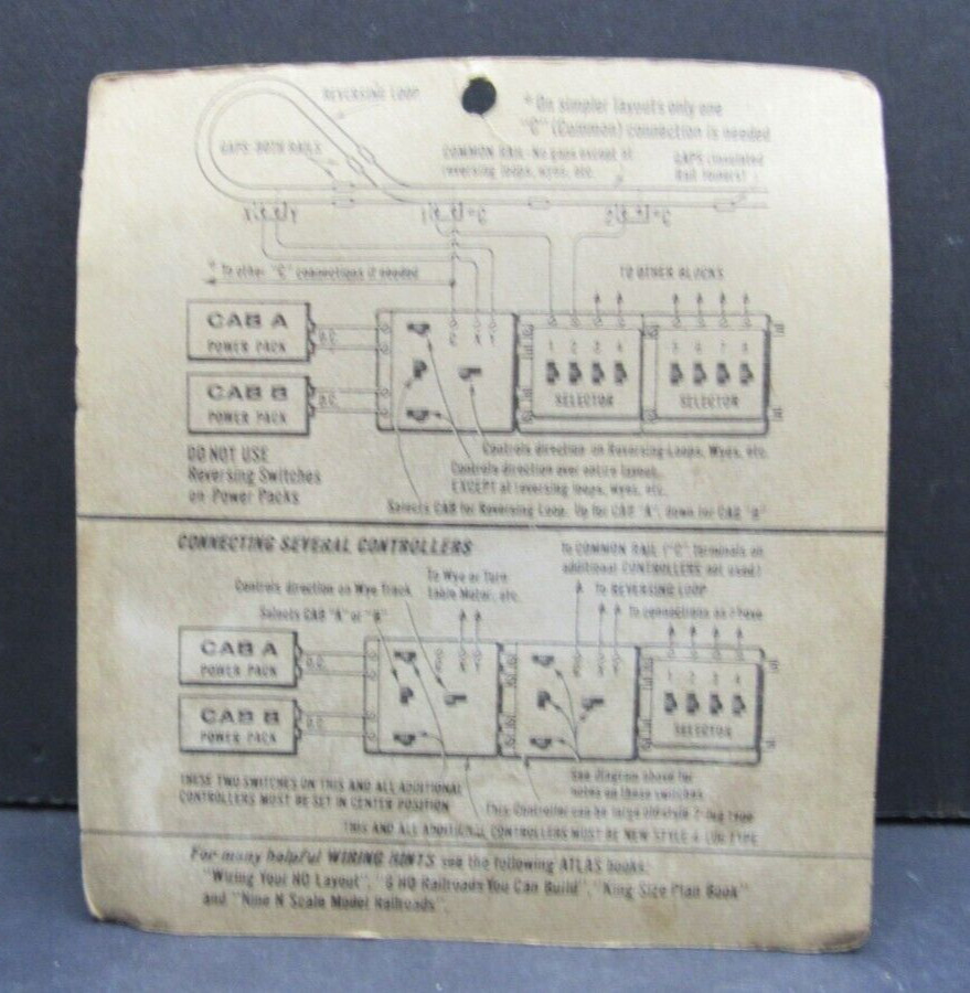 ATLAS MODEL RAILROAD CO INC CONTROLLER #220