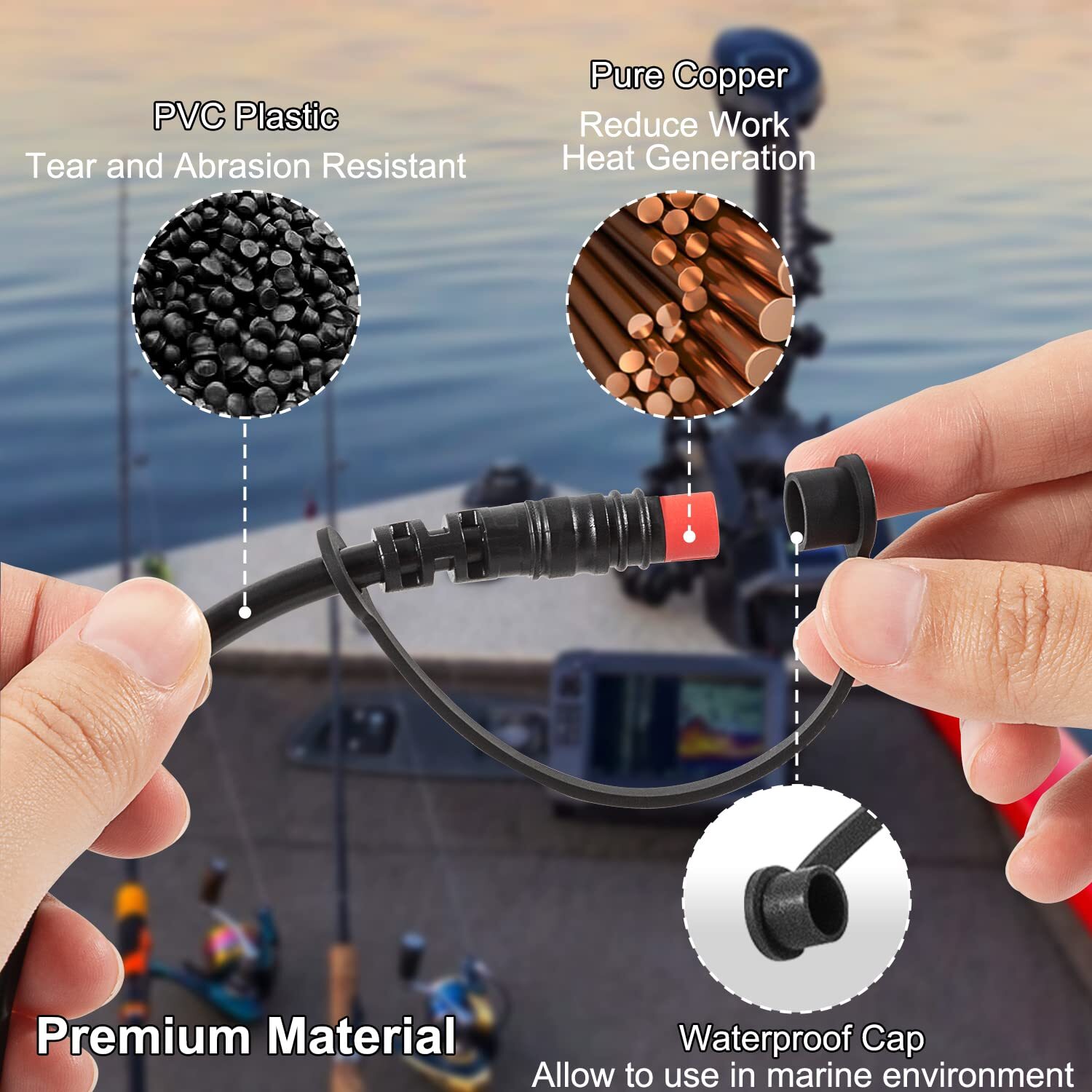 010-12199-04 Power/Data Cable 4-Pin For Garmin Striker VIVID 4cv 5cv 7cv 7sv 9sv