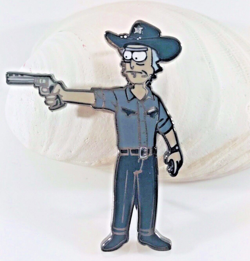 Sheriff Rick, Hat Pin, Lapel Pin, Talking Dead