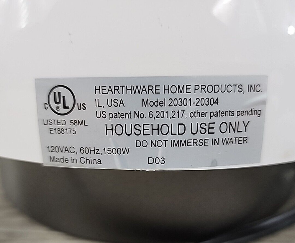 Nuwave Pro Infrared Oven 20301-20304 Replacement Top Motor - Working