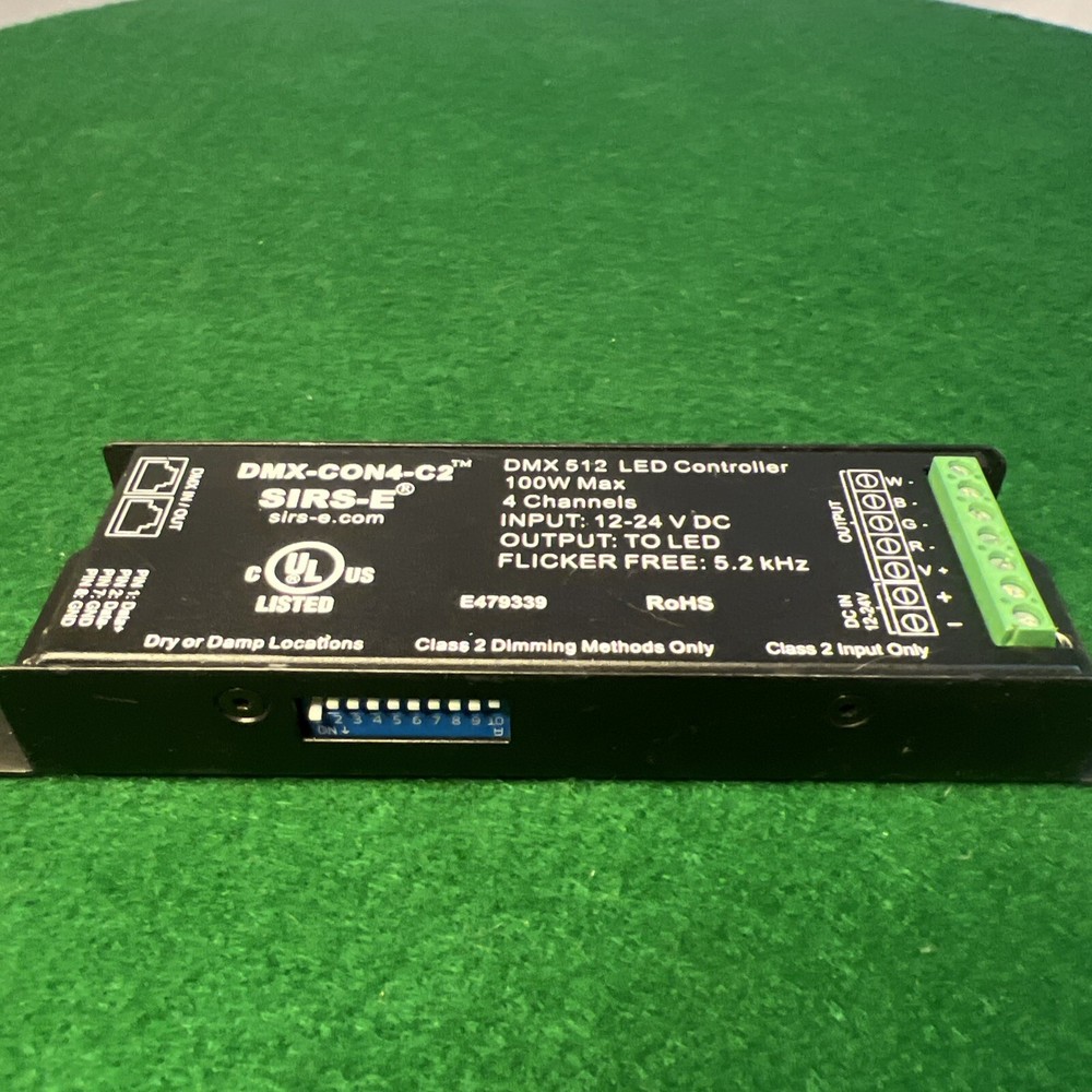 SIRS-E® DMX-CON4-C2 LED Decoder 4 Channel RGBW Controller