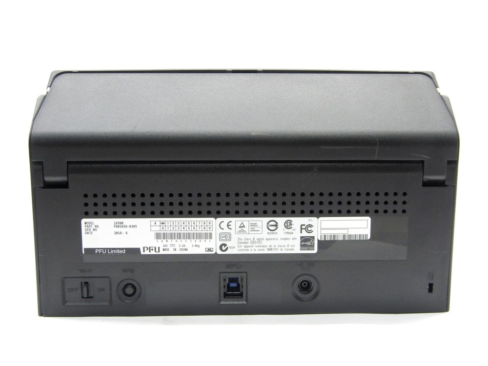 Fujitsu ScanSnap iX500 Document Scanner | 600dpi