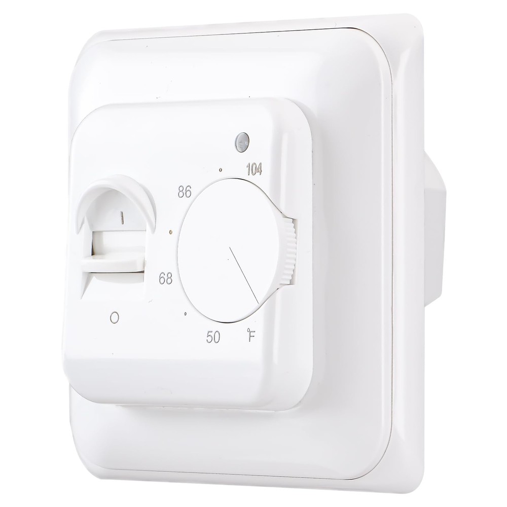 Baomain Home Nonprogrammable Thermostats, Radiant Floor Heating Temperature M...