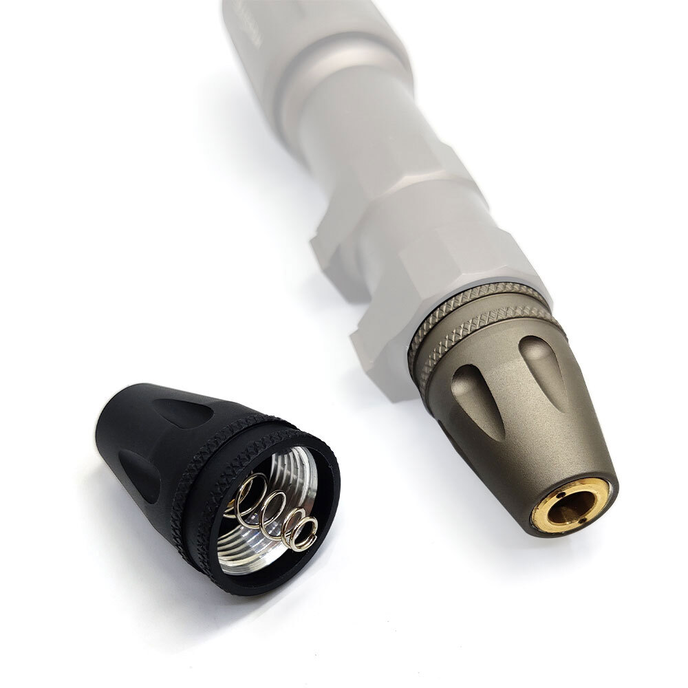 Replacement Metal Tail Cap Fit Crane Plug For M300 M600 Flashlight Switch