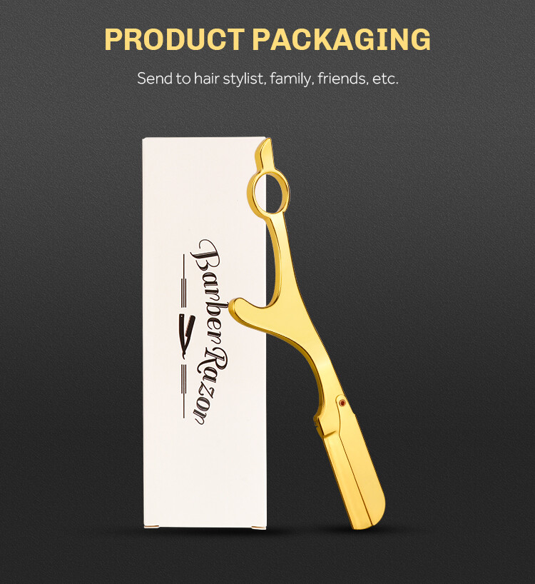 Back Katana Straight Barber Razor