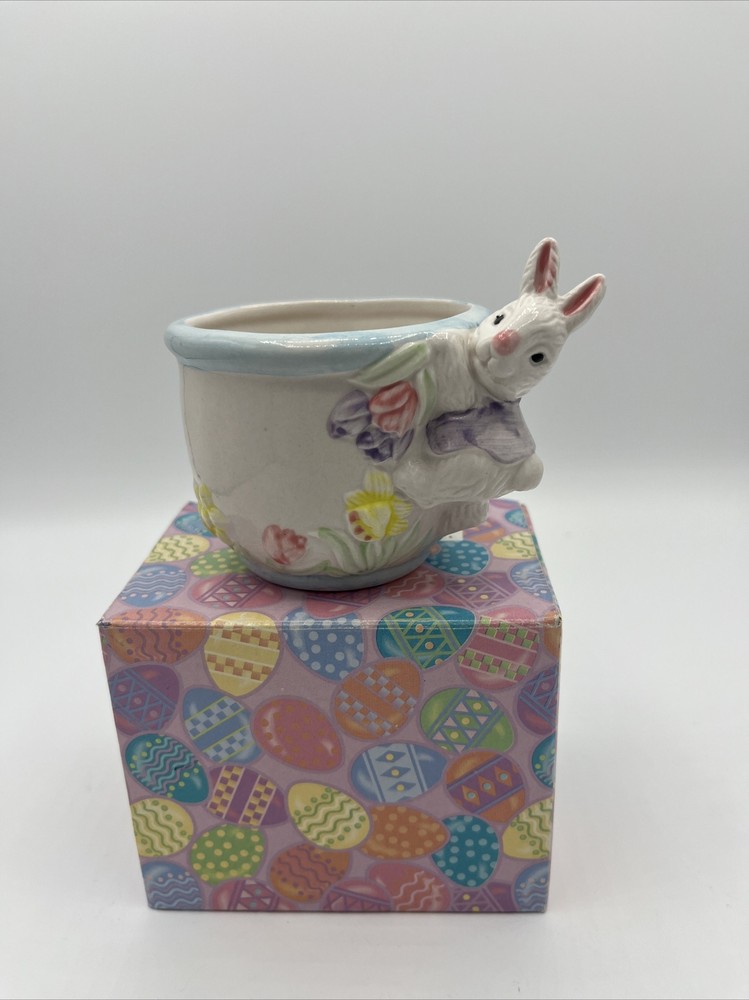 Ceramic Bunny Holder Free Ship
