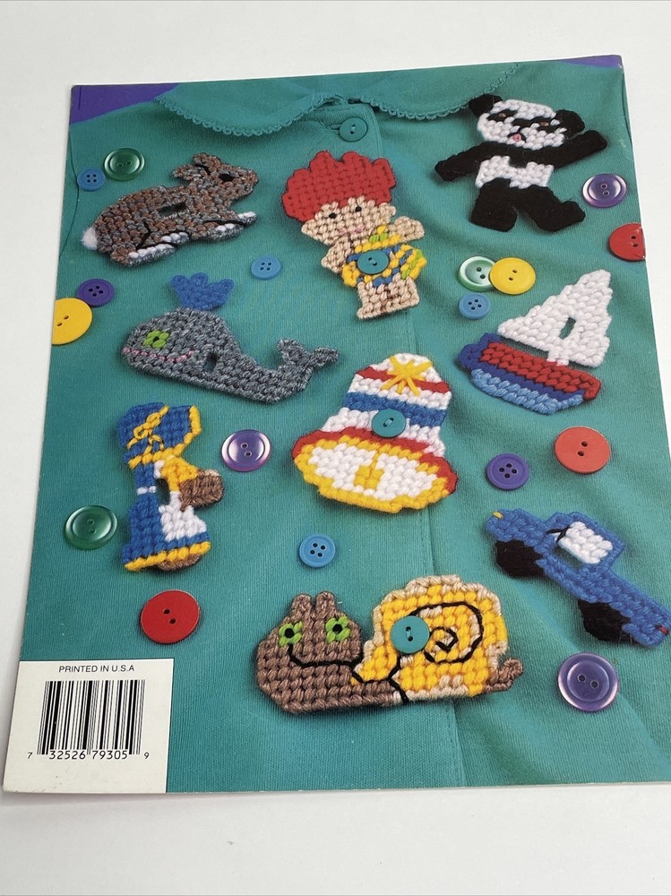 Annie's Attic Button Buddies Plastic Canvas Pattern 879305