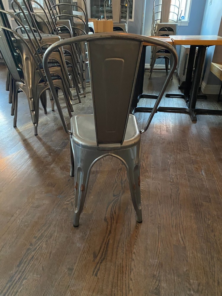 30 Steel Slat Back Stacking Side Chair Chairs