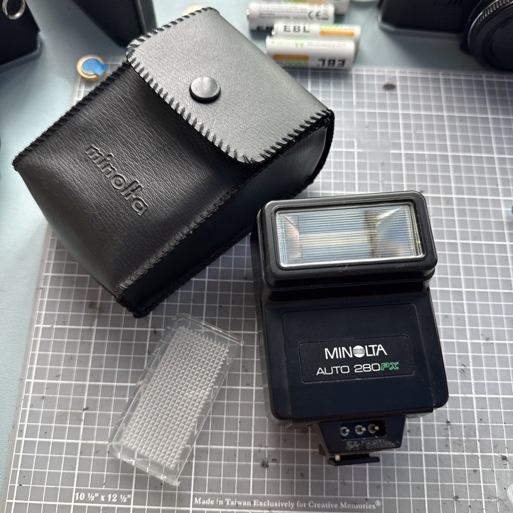 EX Konica Minolta Auto Electroflash 280PX Shoe Mount Flash - Tested