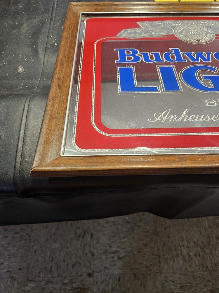 RARE BUDWEISER LIGHT MIRROR