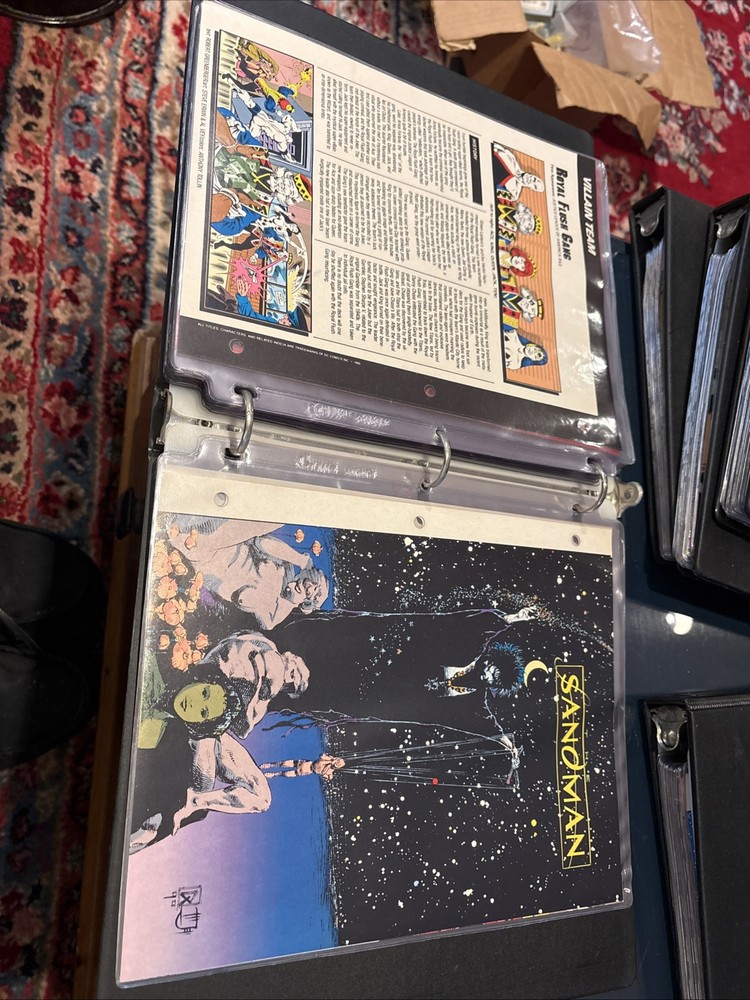 Comic Book Bio Binder