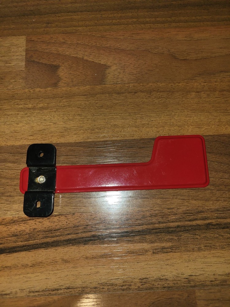 New Durable Red Steel Flag Replacement For Missing/Broken Mailbox With Hardware