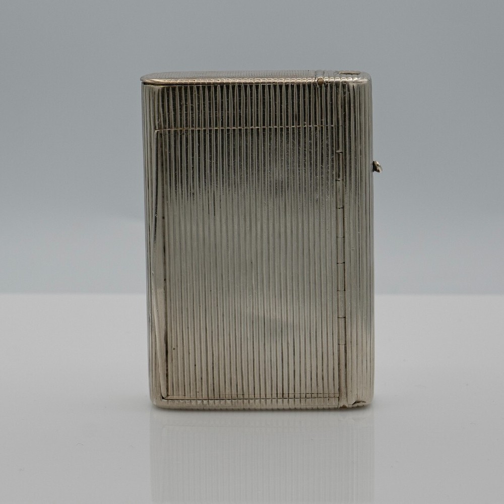 ANTIQUE RUSSIAN 84 SILVER RIBBED CIGARETTE CASE