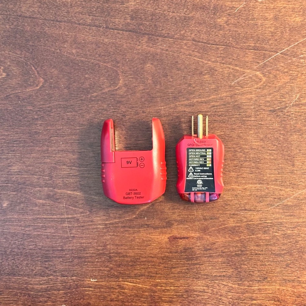 Gardner Bender Battery Tester and GFCI Tester Bundle
