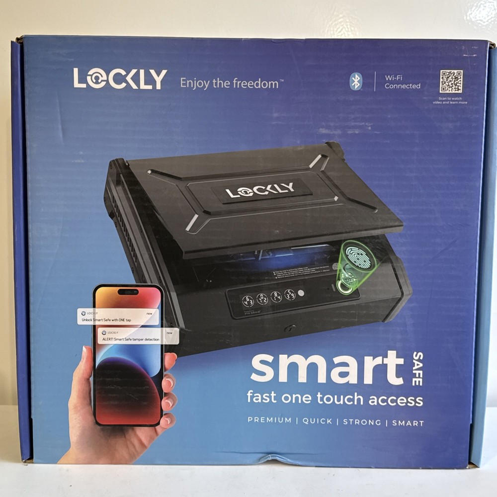 Lockly 0.096-cu ft Safe box with Biometric Lock
