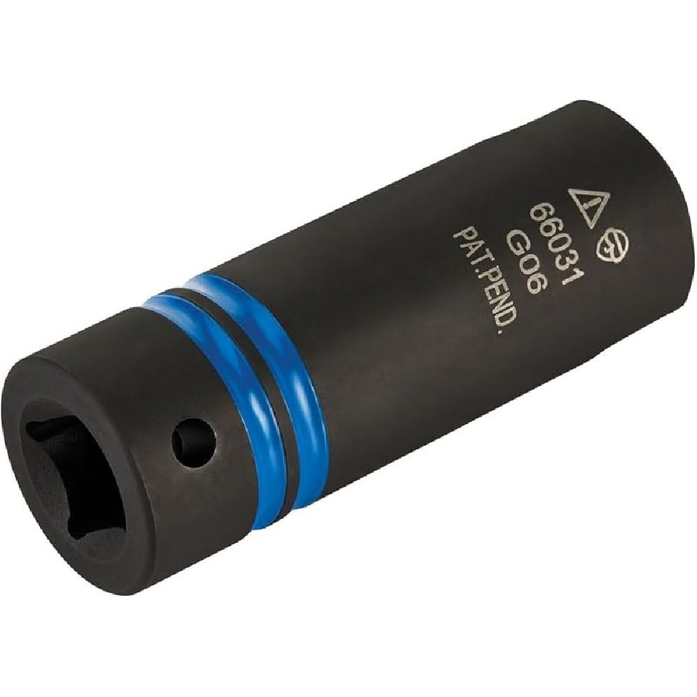 Klein Tools 66031 3-in-1 Slotted Impact Socket, 12-Point Deep Sockets