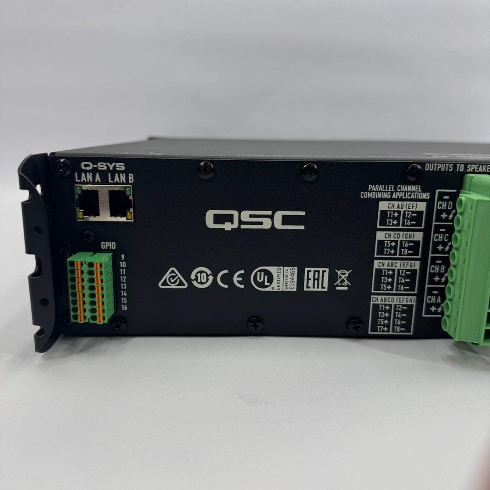 QSC Network Controller Amplifier CXD8.4QN