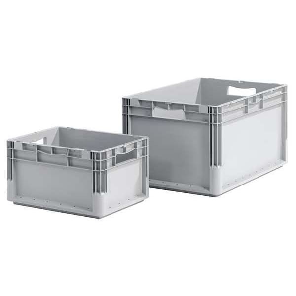 Ssi Schaefer Elb4220.Gy1 Solid & Stackable Straight Wall Storage Container, 5.4