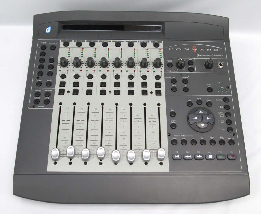 Digidesign Focusrite Command 8 Mixing Controller DAW Control Surface & PSU