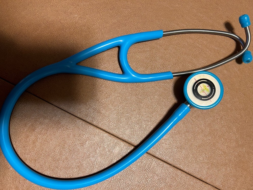  Light Blue CARDIOLOGY STETHOSCOPE DIAPHRAGM PROFESSIONAL DOUBLE HEAD 