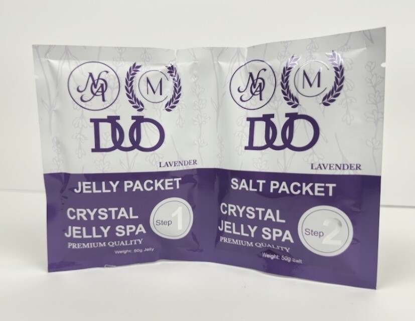 DUO-Jelly Spa Bath Pedicure Set - Lavender
