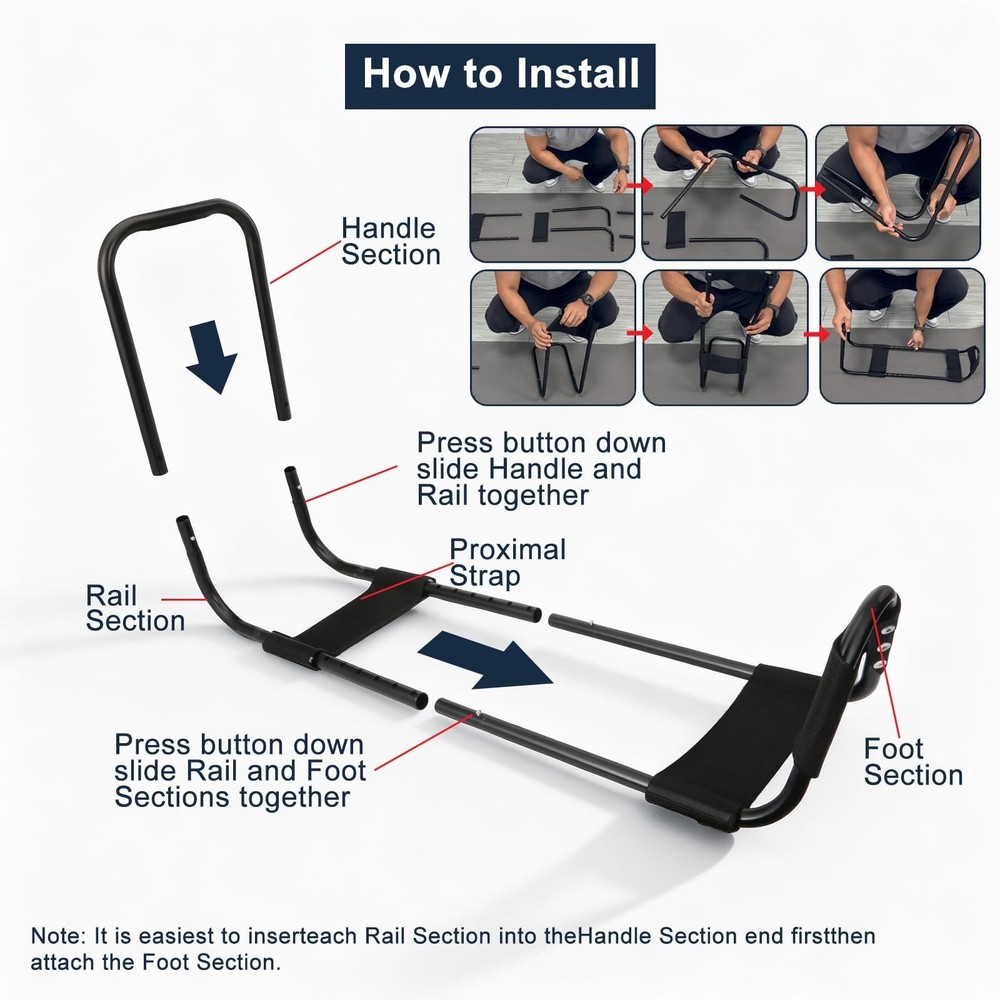 Knee Extension Device, Hamstring Leg Stretcher for Lower Body Flexibility, Im...