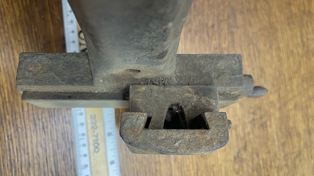 Vintage cast iron 2 axis cross slide table milling drill press attachment