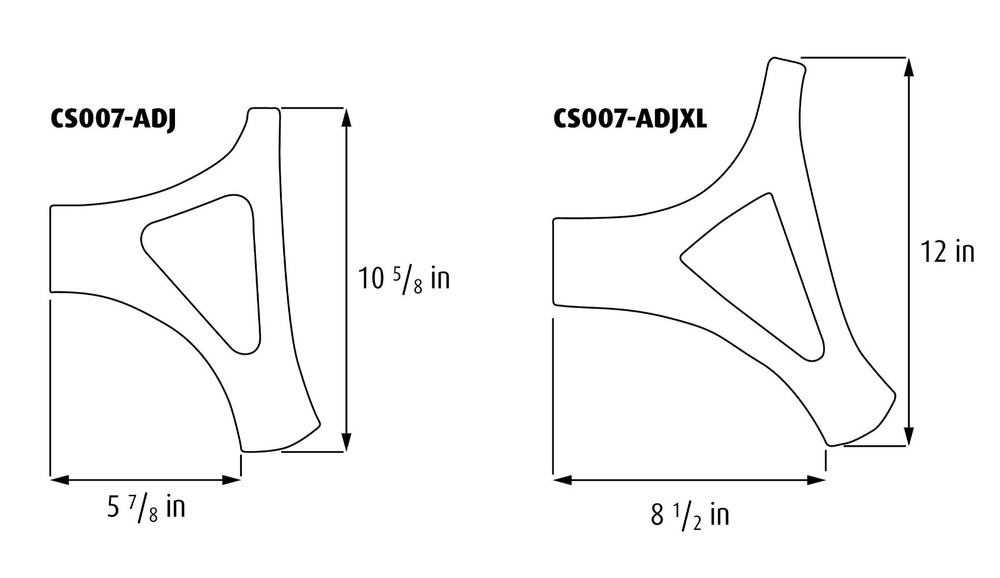 CS007-ADJXL Ruby Style Adjustable Chinstrap Extra-Large