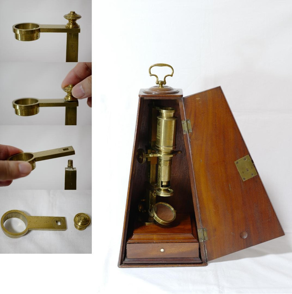 Antique Microscope No.32 John Richardson Cuff-Type Microscope c.1804–1809
