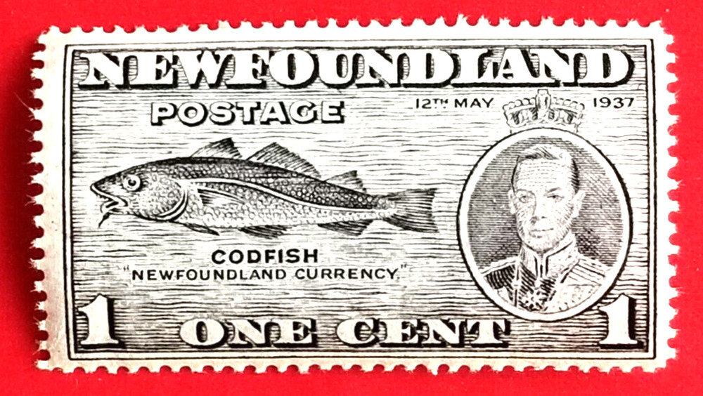 Canada Newfoundland #233 Long Coronation Issue - Codfish MNH
