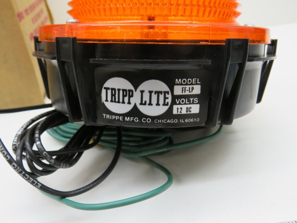 Tripp-Lite FF-LP Amber Strobe Warning Light Beacon 12VDC