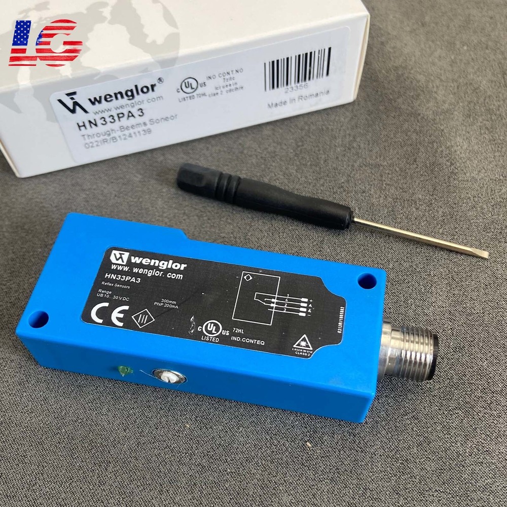 Diffuse Reflection Sensor w/ Background Suppression Function for Wenglor HN33PA3