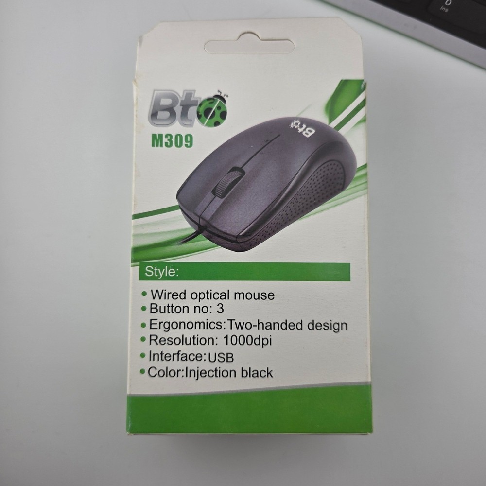 BT Wired Optical Mouse and Keyboard Set USB Full Size