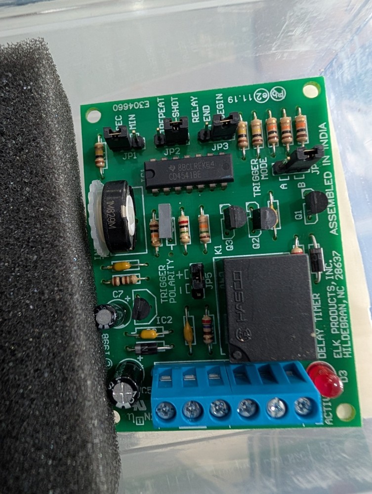 Elk Products ELK-960 Delay Timer Module 12/24 VDC