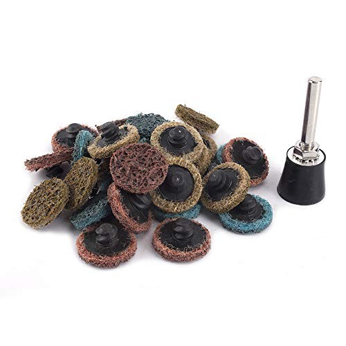 31Pcs 1'' Surface Conditioning Buffing Dics Quick Change Prep Polishing Pad