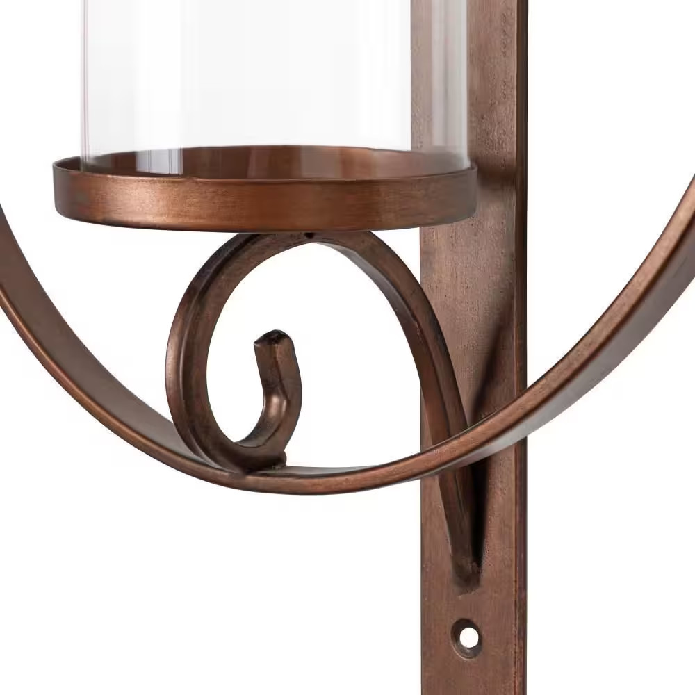 Doria Bronze Candle Sconce